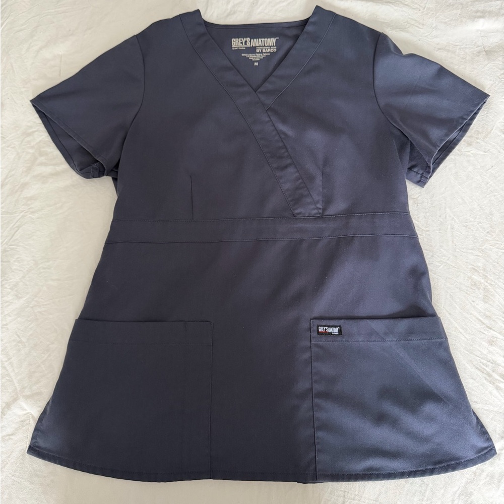 Grey's Anatomy Grey Scrub Top